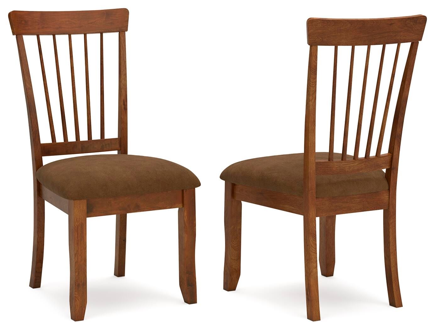 Berringer - Dining UPH Side Chair (Set of 2) - Rustic Brown - Fraser Furniture & Mattresses
