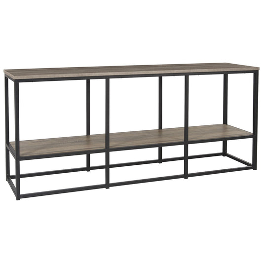 Wadeworth - Brown / Black - Extra Large TV Stand