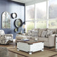 Abney - Platinum - Swivel Accent Chair