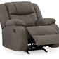 First Base - Gunmetal - Rocker Recliner - Faux Leather