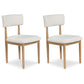 Sawdyn - White / Light Brown - Dining Upholstered Side Chair (Set of 2)