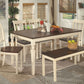 Whitesburg - Brown / Cottage White - Rectangular Dining Room Table