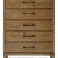 Sherbana - Light Brown - Five Drawer Chest