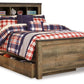 Trinell - Bookcase Storage Bed