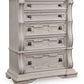 Bruchandi - Antique White - Five Drawer Chest