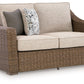 Laguna Heights - Loveseat With Cushion - Beige