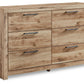 Hyanna - Six Drawer Dresser - Tan Brown