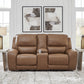 DeepWakes - Power Reclining Loveseat / Console / Adjustable Headrest