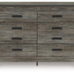 Frandern - Six Drawer Dresser