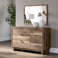 Chirason - Dresser And Mirror - Brown
