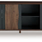 Welby - Brown / Charcoal - Accent Cabinet