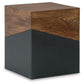 Trailbend - Accent Table - Brown / Gunmetal