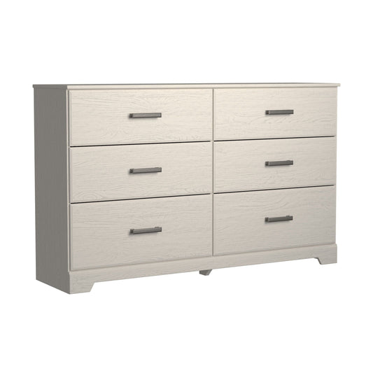 Stelsie - White - Six Drawer Dresser