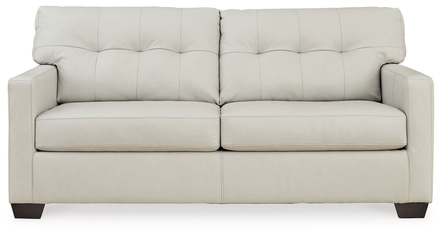 Belziani - Coconut - Full Sofa Sleeper - Leather Match