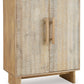 Dallinbury - Natural / White Wash - Accent Cabinet