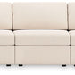 Modmax - Straight Sectional - Oyster
