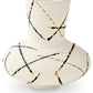 Brockford - Vase - Cream / Black / Brown