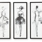 Mckerrick - Black / White - Wall Art Set (Set of 3)