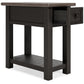 Tyler - Black / Gray - Chair Side End Table