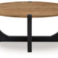 Hanneforth - Brown - Round Cocktail Table