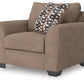 Triston-Peaks - Suede - Chair And A Half