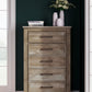 Yarbeck - Sand - Five Drawer Chest