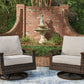Monterey Point - Swivel Lounge Chair (Set of 2) - Dark Brown