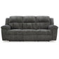 Frohn - Graphite - Reclining Sofa - Fabric