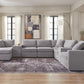 Modmax - U-Shaped Sectional - Granite