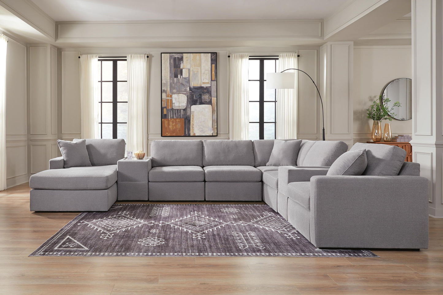 Modmax - U-Shaped Sectional - Granite