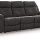 Brysonview - Reclining Sofa - Charcoal