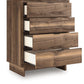 Chirason - Brown - Four Drawer Chest