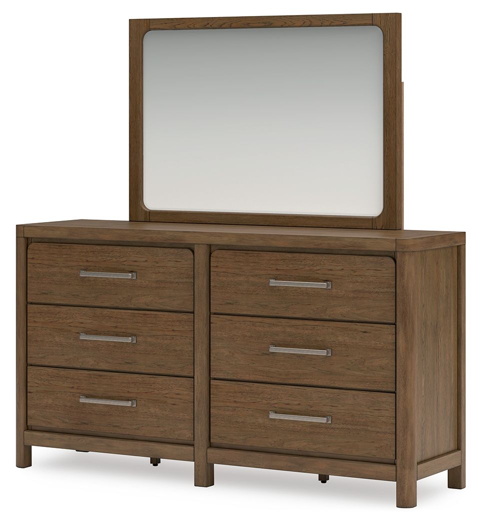 Cabalynn - Light Brown - Dresser And Mirror