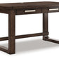 Breckington - Dark Brown - Home Office Desk