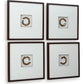 Dallbourne - White / Gold Finish - Wall Art Set (Set of 4)