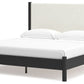 Cadmori - Upholstered Panel Bed