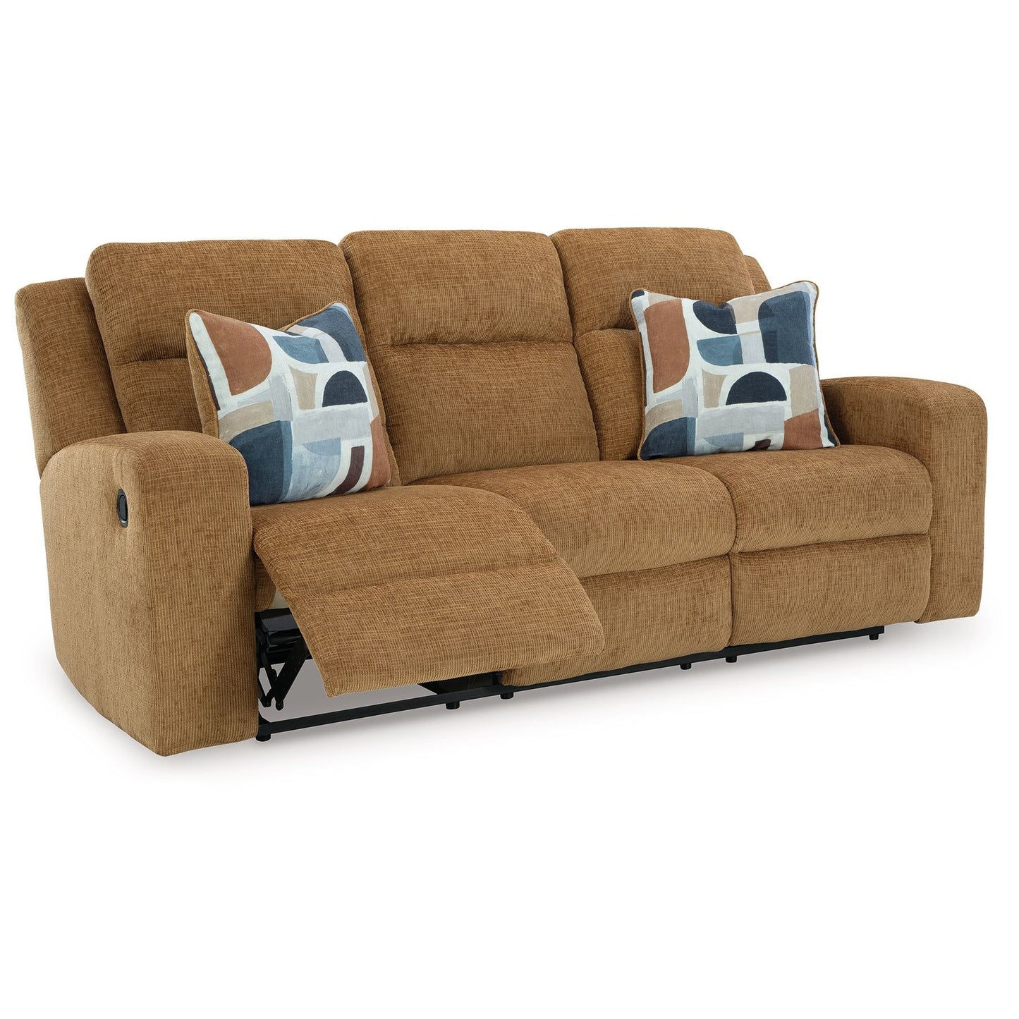 Kanlow - Honey - Reclining Sofa - Fabric