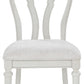 Montelaine - Antique White - Dining Upholstered Side Chair (Set of 2)