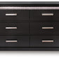 Shoralli - Six Drawer Dresser