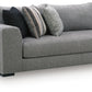 Creston Heights - LAF Corner Chaise - Smolder