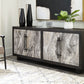 Lakenwood - Black / Gray / Ivory - Accent Cabinet