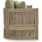 Serena Shores - Beige / Green - Sofa With Cushion