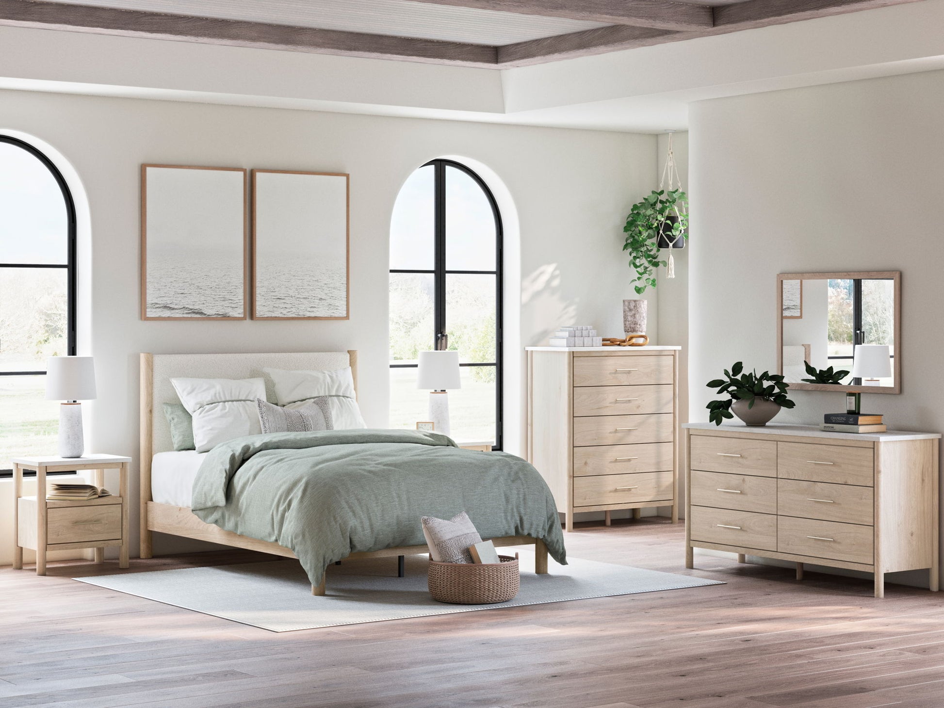 Cadmori - Panel Bedroom Set - Fraser Furniture & Mattresses
