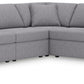 Modmax - L-Shaped Sectional - Granite