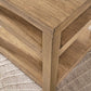 Wittenmyer - Rectangular End Table - Natural / Black