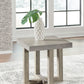 Lockthorne - Gray - Square End Table