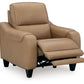 Mosswell - Power Recliner With Adj Headrest - Toffee
