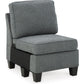 ALESSIO 4 PC SECTIONAL - CHARCOAL
