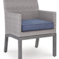 Half Moon Beach - Arm Chair With Cushion (Set of 2) - Blue / Gray