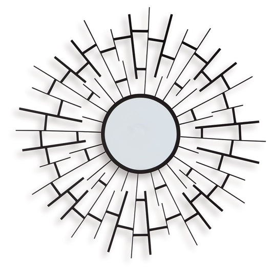 Garrenworth - Black - Accent Mirror